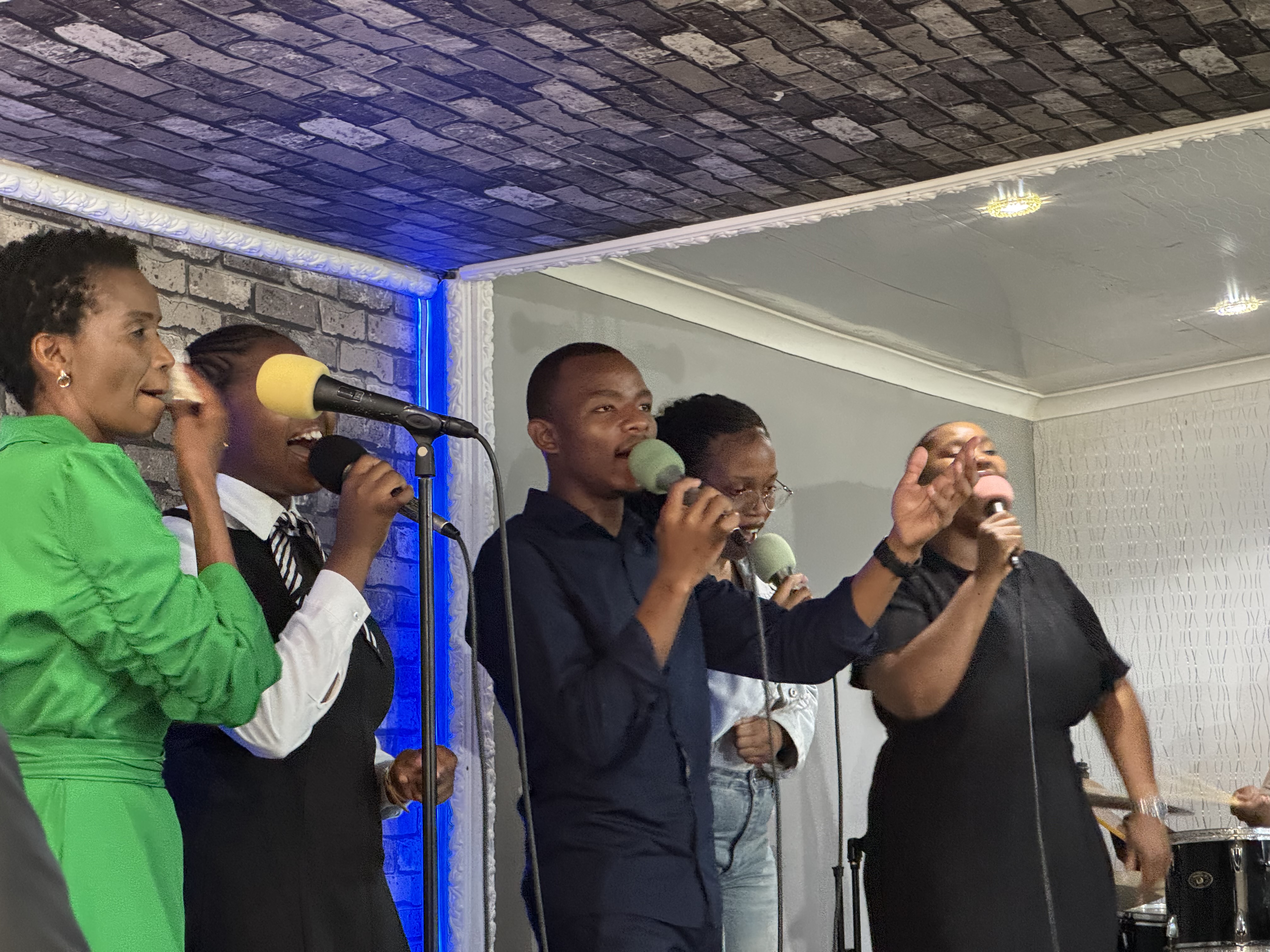 Community gathered in worship